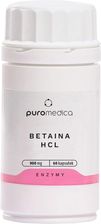 Zdjęcie Puromedica Betaina HCl 900 mg, 60kaps. - Lubin