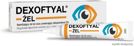 Dexoftyal Żel (wyrób medyczny) Nawilżający żel do oczu 10g
