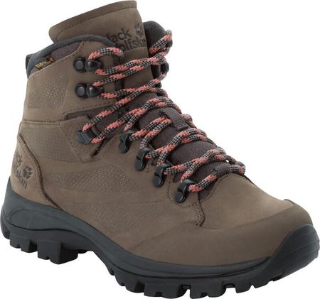 Jack Wolfskin Rebellion Texapore Mid Shoes Women Brązowy