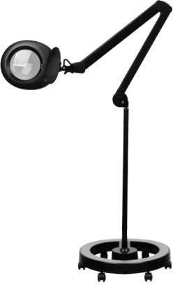LAMPA LUPA ELEGANTE 6025 60 LED SMD 5D BLACK ZE STATYWEM