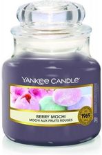 Yankee Candle Świeca zapachowa Słoik mały Berry Mochi 104g - Świece i świeczniki handmade