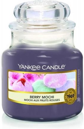 Yankee Candle Świeca Zapachowa Słoik Mały Berry Mochi 104G