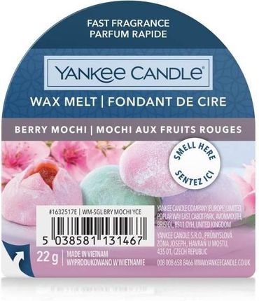 Yankee Candle wosk zapachowy NEW Berry Mochi 22g