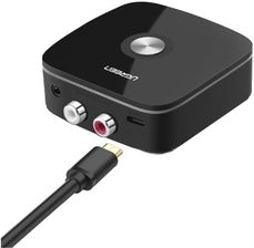 ADAPTER UGREEN BLUETOOTH 5.0 2xRCA JACK 3.5 BLK CHINA VERSION