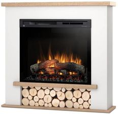 Zdjęcie Warmtec Tula Wkład Dimplex 28" Xhd Optiflame 1400W Biały Mat Jasny Dąb - Dynów