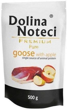 Dolina Noteci Premium Pure Gęś Z Jabłkiem Mokra Karma Dla Psów 500g (DLZDNTKMP0162)