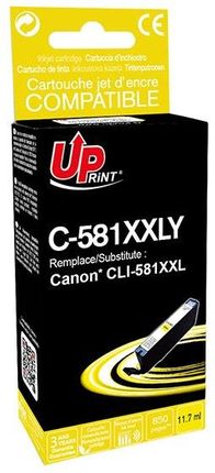 Uprint kompatybilny ink / tusz z CLI-581Y XXL, yellow, 11.7ml, C-581XXLY, very high capacity, dla Canon PIXMA TR7550, TR8550, TS (C581XXLY)