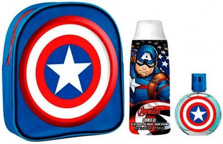 Capitán América Zestaw Perfum Dla Dzieci Edt (3 Pcs)