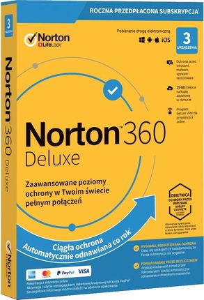 Norton 360 Standard 3 Stanowiska 6 Miesięcy (213944756)