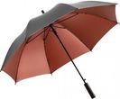 Parasol długi automatyczny marki FARE Doubleface, szaro-miedziany