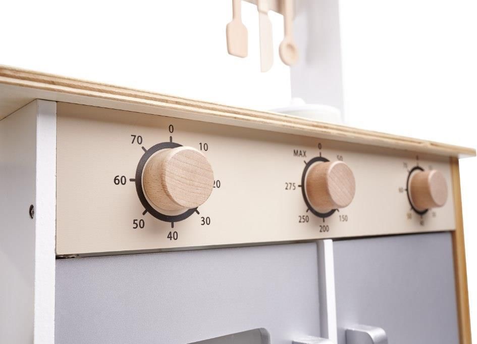 LULILO Kuchnia drewniana MDF Kuketo + akcesoria - zdjęcie 3 LULILO Kuchnia drewniana MDF Kuketo + akcesoria