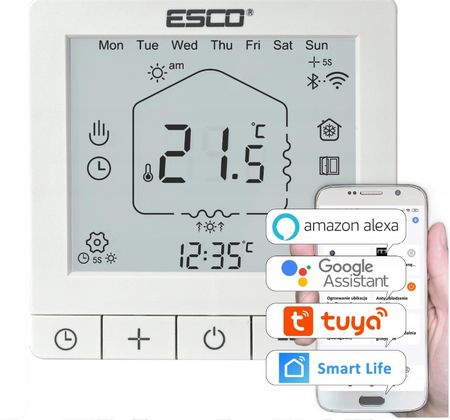 TC720 WiFi Esco - pokojowy termostat 