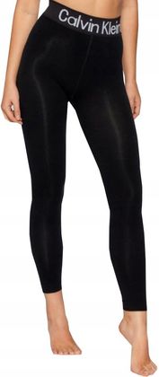 CALVIN KLEIN LEGGINSY DAMSKIE CK WOMEN LEGGING 1P LOGO CZARNE