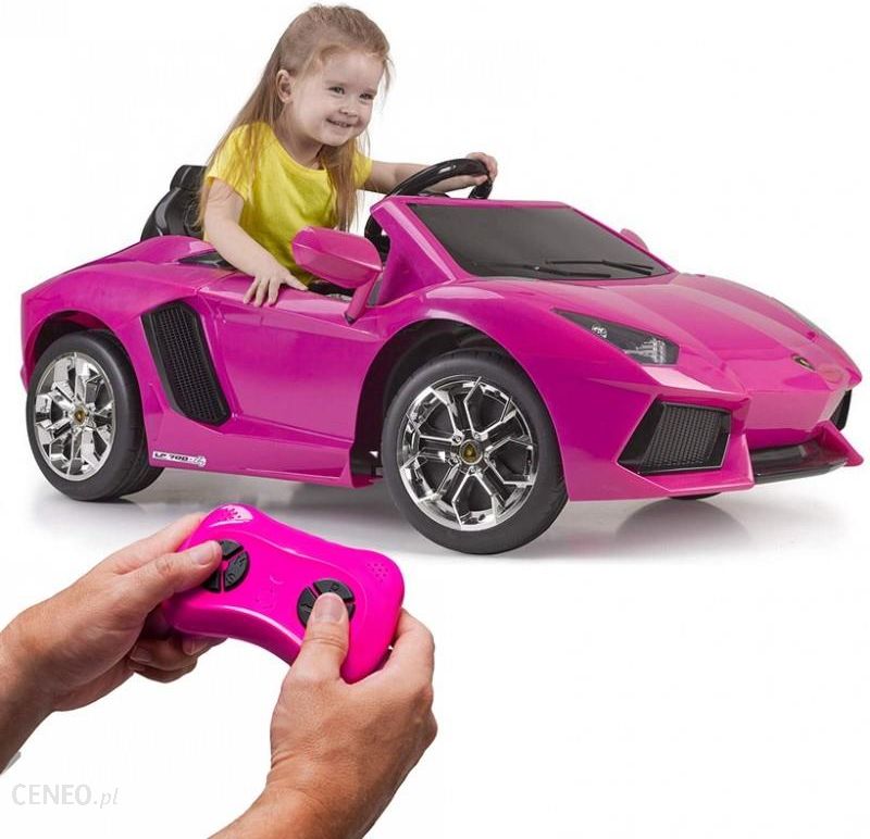 Feber Lamborghini Aventador Pink Samochód Elektryczny 6V