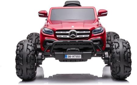 Lean Cars Auto Na Akumulator Mercedes Dk Mt950 4X4 Czerwony Lakierowany - zdjęcie 3