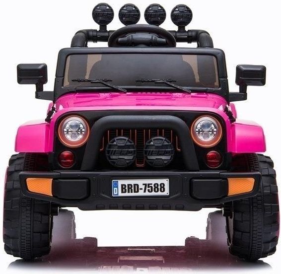 Lean Cars Auto Na Akumulator Jeep Brd-7588 Różowy 4X4 - zdjęcie 1 Lean Cars Auto Na Akumulator Jeep Brd-7588 Różowy 4X4