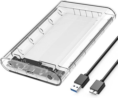 Orico Obudowa na dysk 3,5" SATA USB 3.1 clear (3139U3EUCRBP)