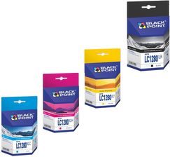 Black Point LC1280 CMYK MULTIPAK zamienniki tusze LC1280BK, LC1280C, LC1280M, LC1280Y XL -Tusz Brother MFC: J5910DW, J6910DW, J6510DW (BPBLC1280XLCMYK