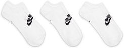 Zdjęcie Nike Skarpety Tenisowe Sportswear Everyday Essential No Show 3P White Black - Chrzanów