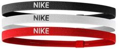 Nike Opaska Na Głowę Elastic Hairbands 2.0 3P Black White University Red - Odzież do tenisa