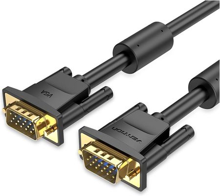 KABEL VENTION VGA 3+6 [M] TO [M] WITH FERRITE CORES 150CM BLK