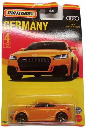 Matchbox Germany 2019 Audi Tt Rs Coupe (HFH47)