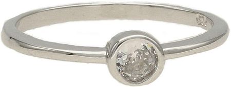 Dall’Acqua Pierścionek srebrny z białym oczkiem Dall'Acqua (DIAPRS5480925)