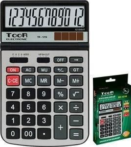 Kalkulator Toor Tr-1216, 12 Pozycyjny, Podwójne Zasilanie 120-1835
