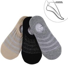 Zdjęcie Stopki Moraj Z Błyszczącą Nitką 3 Pary - Łaziska Górne