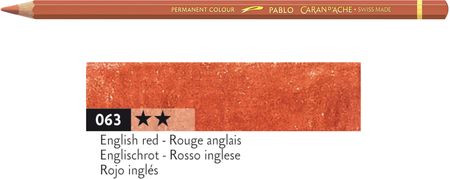 Caran D'Ache Kredka Pablo Kolor 063 English Red Angielska Czerwień