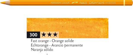 Caran D'Ache Kredka Pablo Kolor 300 Fast Orange Mocny Pomarańczowy