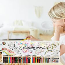 Zdjęcie Grafix Zestaw 50 Kolorowych Kredek W Metalowym Opakowaniu - Serock