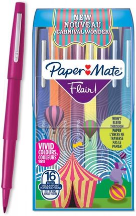 Paper Mate Flamastry Flair Carnival 16 Kolorów Etui