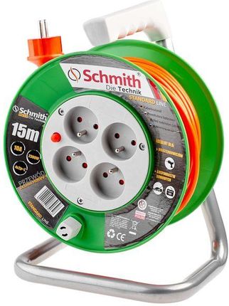 Schmith Przedłużacz Bębnowy Stand Line 3x1,5mm 25m SPSL225