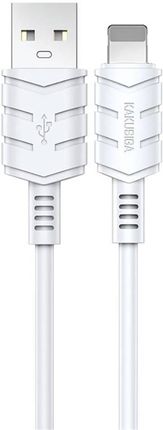 Kaku Kabel 2,4A 1,2m USB - Apple Lightning Kakusiga Smart Fast Charging Data Cable KSC-710 Biały