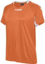 Zdjęcie HUMMEL Hummel Core Team Jersey Woman S/S - Czarny, Pomarańczowy - Łapy