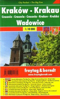 Kraków. Wadowice City. Pocket Mapa 1:10 000