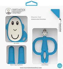 Zdjęcie Matchstick Monkey Teething Starter Set Blue - Świdnica