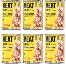 Josera Meatlovers Menu Kurczak Z Marchewką 6X800G