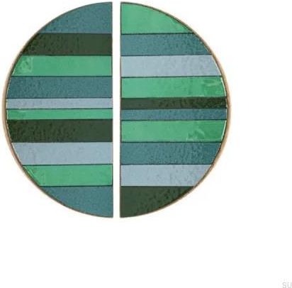 Uchwyt Meblowy Tone Green Drewniany Emaliowany Olej Bezbarwny Połysk 6753