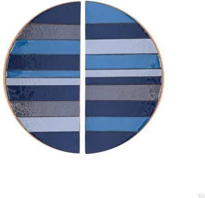 Uchwyt Meblowy Tone Blue Drewniany Emaliowany Olej Bezbarwny Połysk 6756