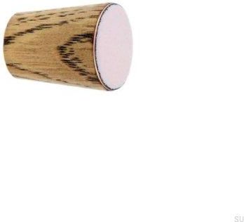 Gałka Meblowa Simple Cone Drewniana Emaliowana Jasny Różowy Olej Przyciemniający 7550