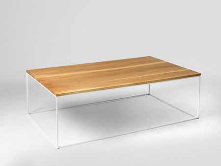 Stół Kawowy Tensio Solid Wood 100X60 Dąb Biały 22408