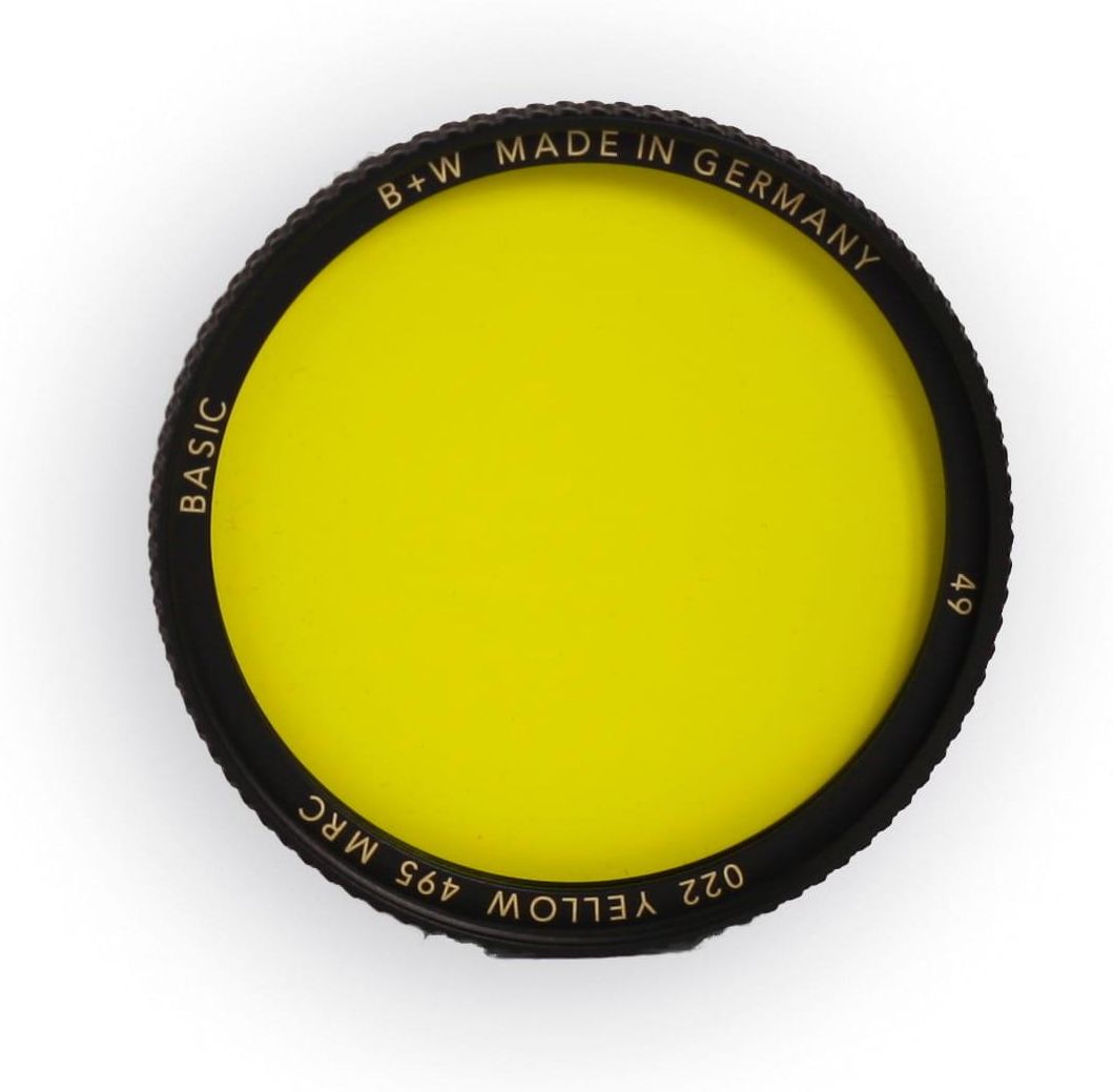 Filtro Fotografico B+W Giallo 495 MRC 46mm - Perfetto Per Bianco E Nero, Paesaggi E Ritratti