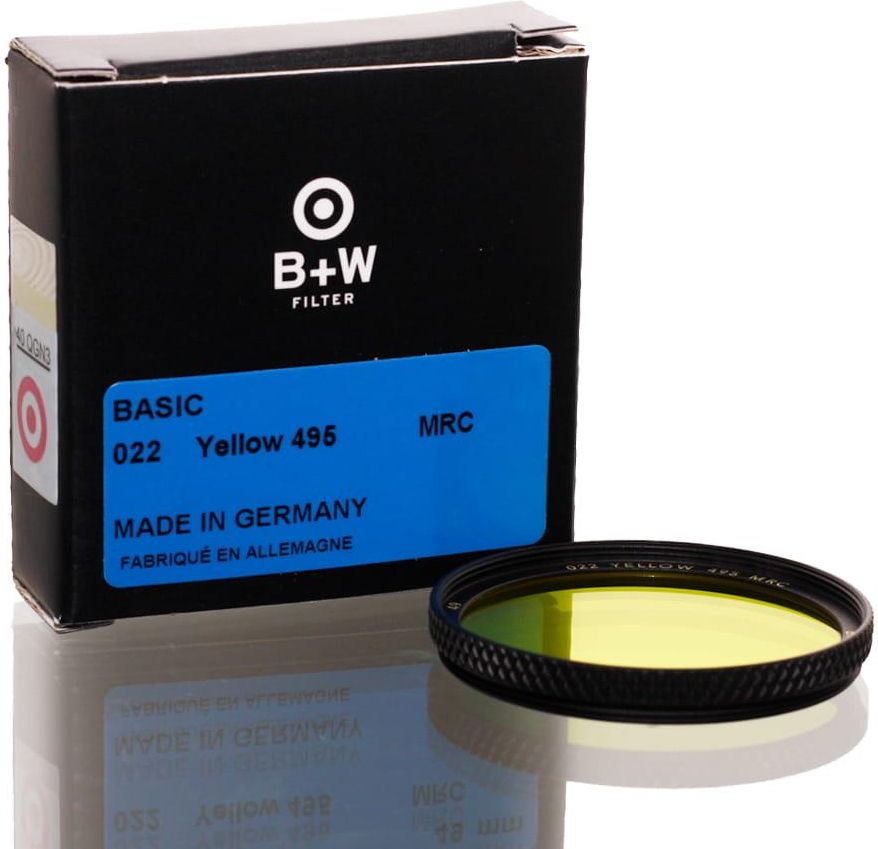 Filtr Do Obiektywu B+W Filtr Fotograficzny Basic Yellow 022 MRC 82mm ...