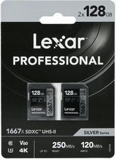 Lexar Sd 128GB 1667x (250MB/s) 2 pack