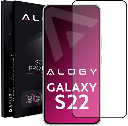 Alogy Szkło Hartowane Do Etui Full Glue Case Friendly Samsung Galaxy S22 Czarne