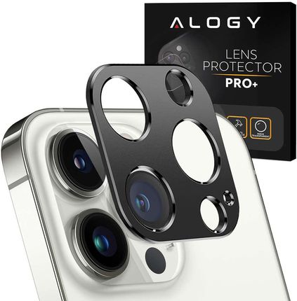 Alogy Nakładka Ochronna Metal Lens Cover Do Apple Iphone 13 Pro/ Pro Max Black