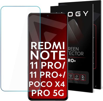 Alogy Szkło Hartowane 9H Ochronne Na Ekran Do Xiaomi Redmi Note 11 Pro/ Pro Plus