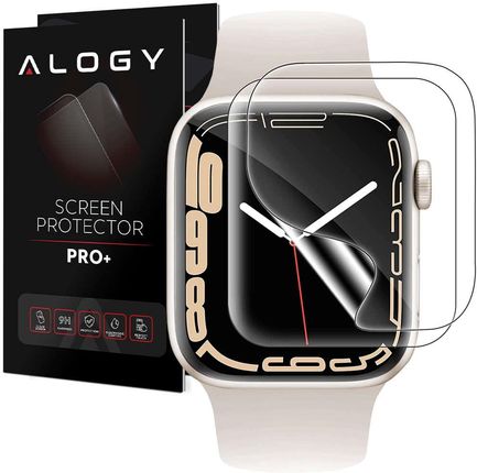 Alogy 2X Folia Ochronna Hydrożelowa Hydrogel Do Smartwatcha Apple Watch 7 (45Mm)